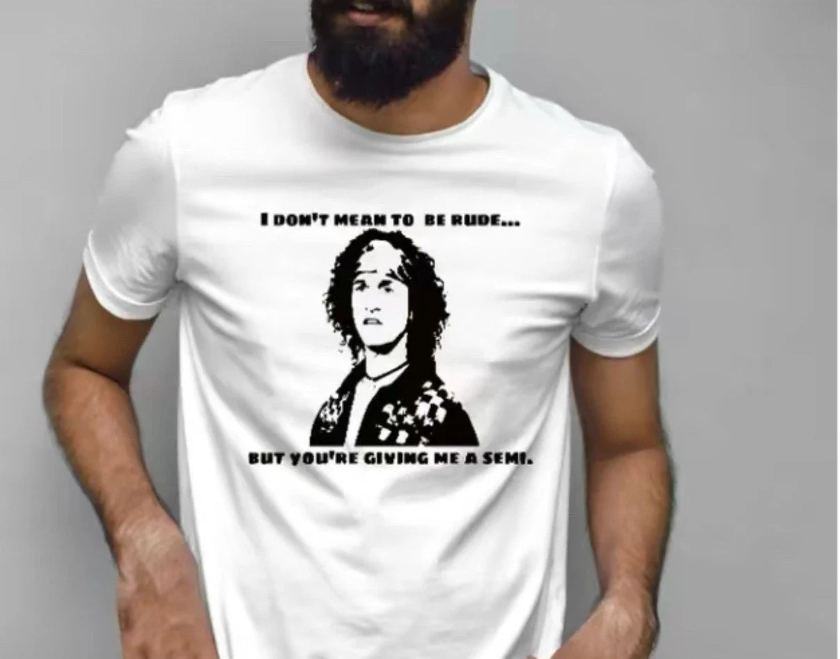 I Dont Mean To Be Rude But youre giving me a Semi-Pauly shore Son In Lawtshirt Unisex T-shirt, Sweatshirt, Hoodie, Long Sleeve Tee - T-Shirt, Sweatshirt, Hoodie