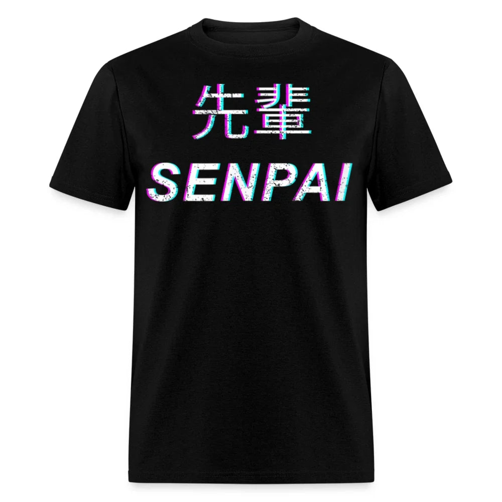 Senpai Japanese Aesthetic Anime Manga shirt Gift Clothing for Fans T-Shirt size Unisex T-shirt, Sweatshirt, Hoodie, Long Sleeve Tee - T-Shirt, Sweatshirt, Hoodie