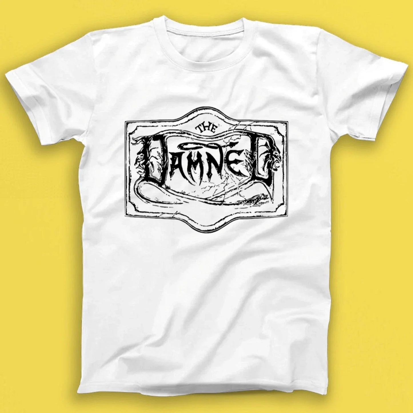 Damned The Black Album Punk Rock Music Gift Tee T Shirt T6032 Unisex T-shirt, Sweatshirt, Hoodie, Long Sleeve Tee - T-Shirt, Sweatshirt, Hoodie