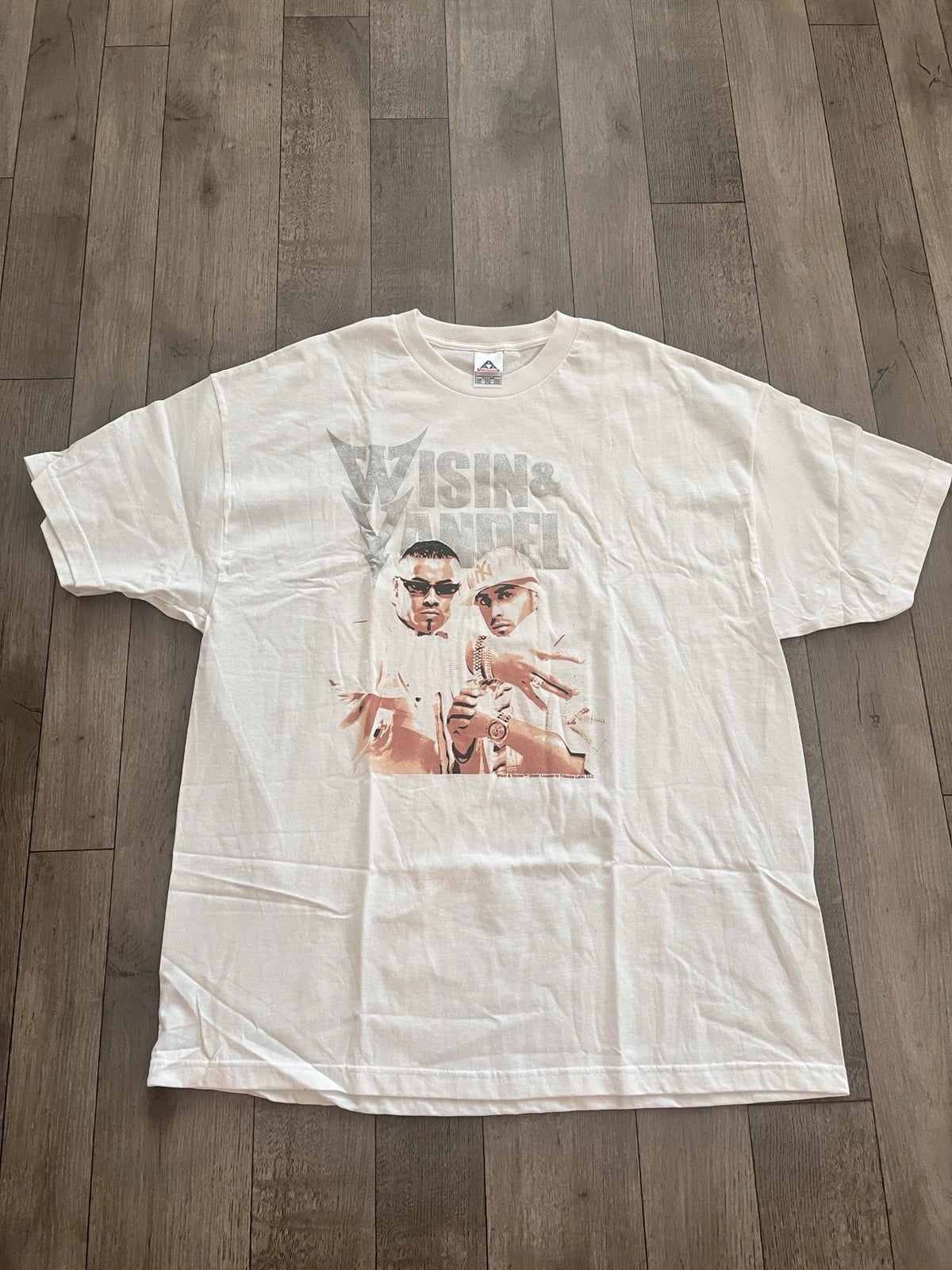 VTG DS Y2K WISIN Y YANDEL RAP TEE SHIRT SZ XXL 24.5 x 33 DADDY YANKEE BAD BUNNY Unisex T-shirt, Sweatshirt, Hoodie, Long Sleeve Tee - T-Shirt, Sweatshirt, Hoodie