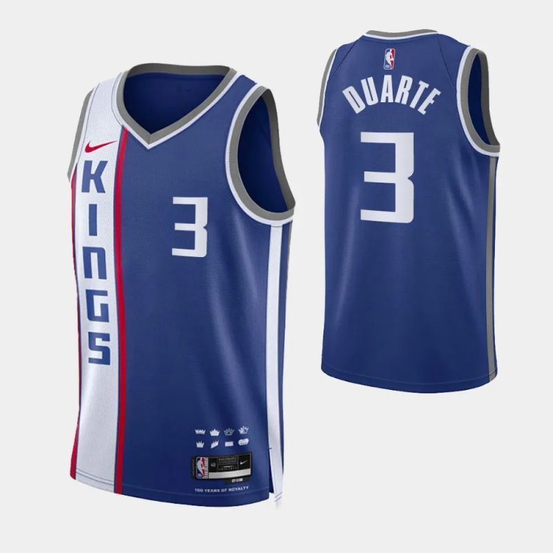 sacramento kings #3 chris duarte 2023-24 city edition swingman jersey Basketball Jersey basketball jersey product view 1