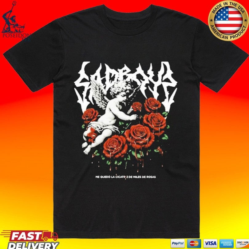 Sad Boyz Fallen Me Quedo La Cicatriz De Miles De Rosas T-shirt Unisex T-shirt, Sweatshirt, Hoodie, Long Sleeve Tee - T-Shirt, Sweatshirt, Hoodie