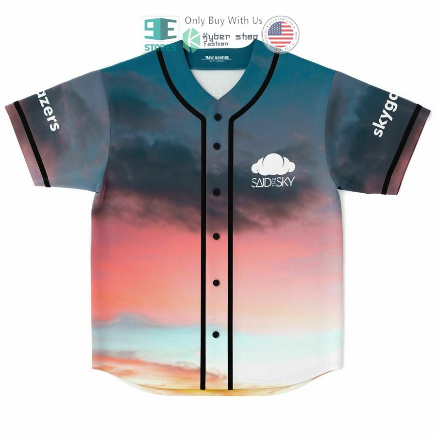 BEST Said The Sky Move With Purpose Baseball Jersey baseball jersey product view 1