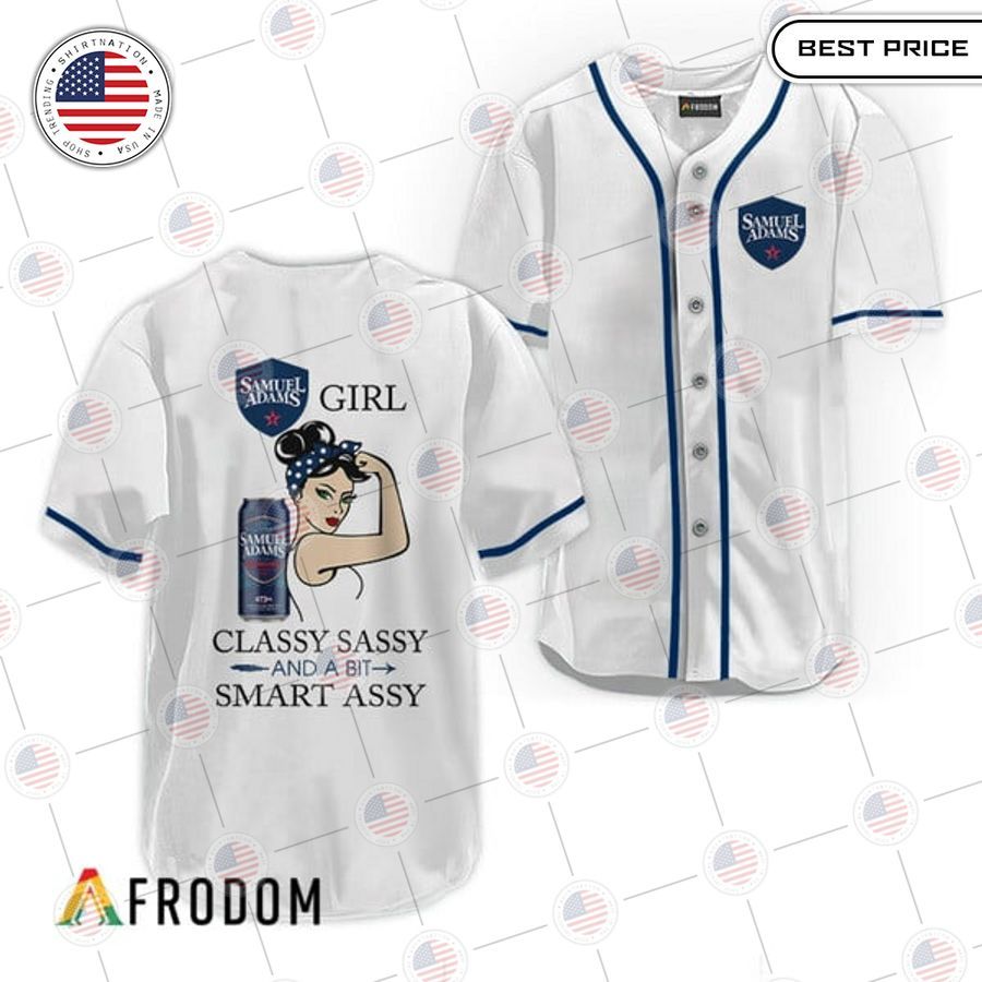 HOT Samuel Adams Classy Sassy And A Bit Smart Assy Baseball Jersey baseball jersey product view 1