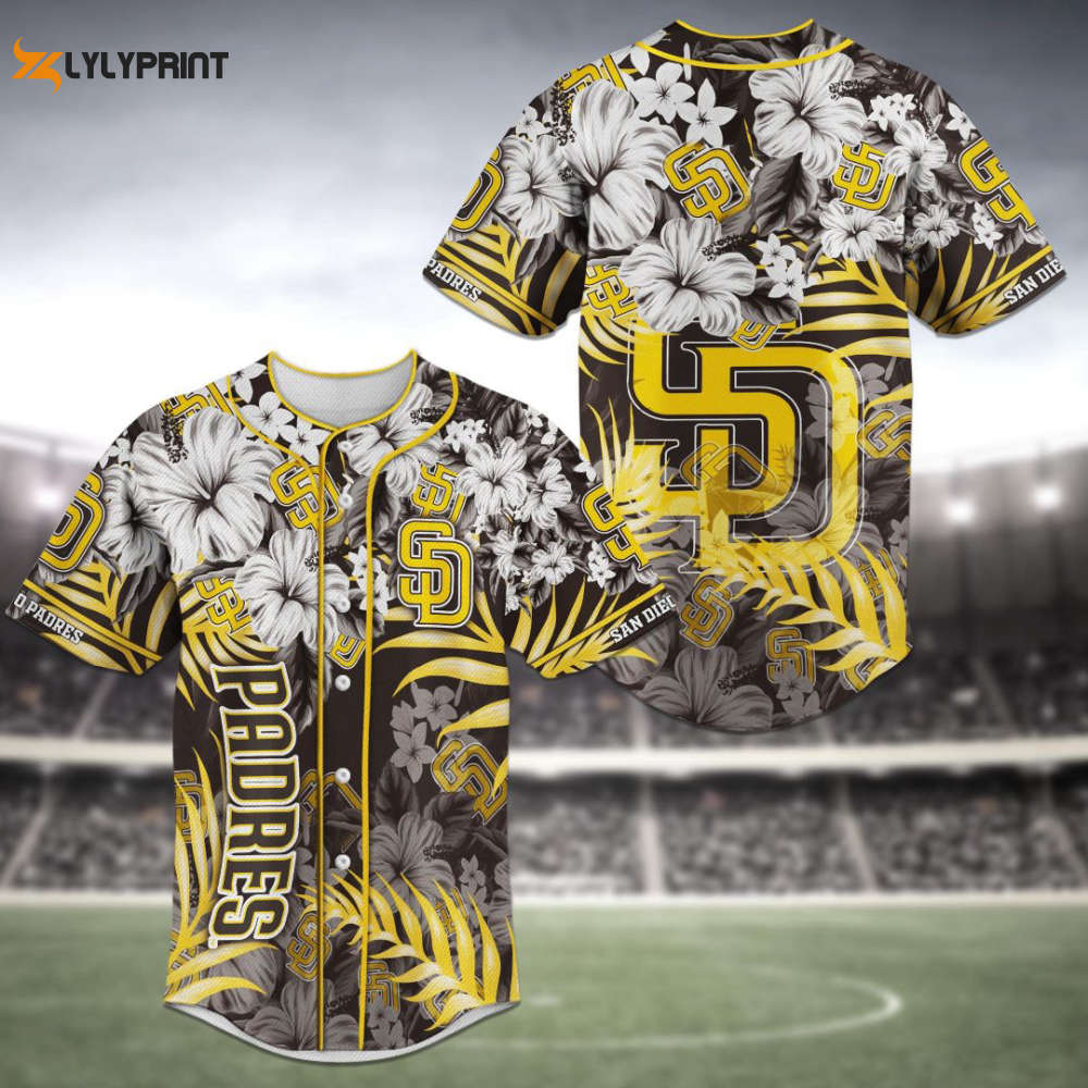 San Diego Padres Baseball Jersey Personalized 2023 Gift for Men Women - lylyprint.com baseball jersey product view 1