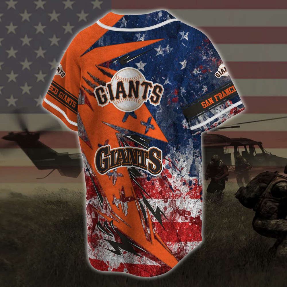 San Francisco Giants Baseball Jersey Gift for Men Dad - lylyprint.com baseball jersey product view 3
