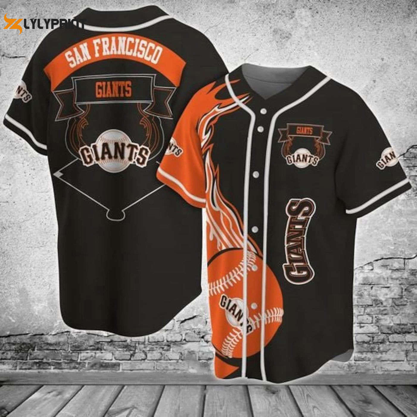 San Francisco Giants Baseball Jersey – Perfect MLB Team Gift for Men & Women Sports Lovers Birthday Idea - Gift for Men Women - lylyprint.com baseball jersey product view 1