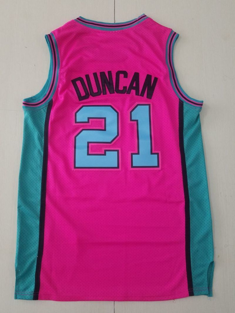 san antonio spurs #21 tim duncan Spurs 21 Retro s-xxl Style 1 Basketball Jersey basketball jersey product view 1