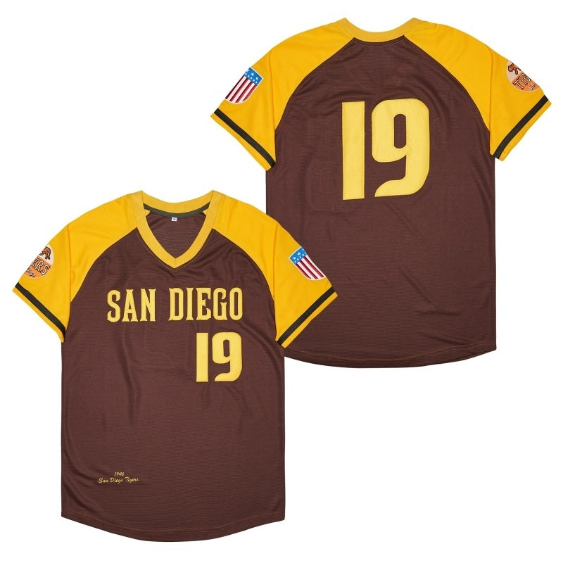 san diego padres #19 tony gwynn Style 1 Baseball Jersey baseball jersey product view 1
