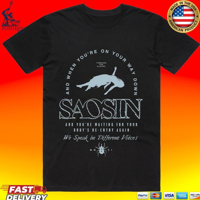 Saosin And When Youre On Your Way Down Sky Voices T-shirt Unisex T-shirt, Sweatshirt, Hoodie, Long Sleeve Tee - T-Shirt, Sweatshirt, Hoodie