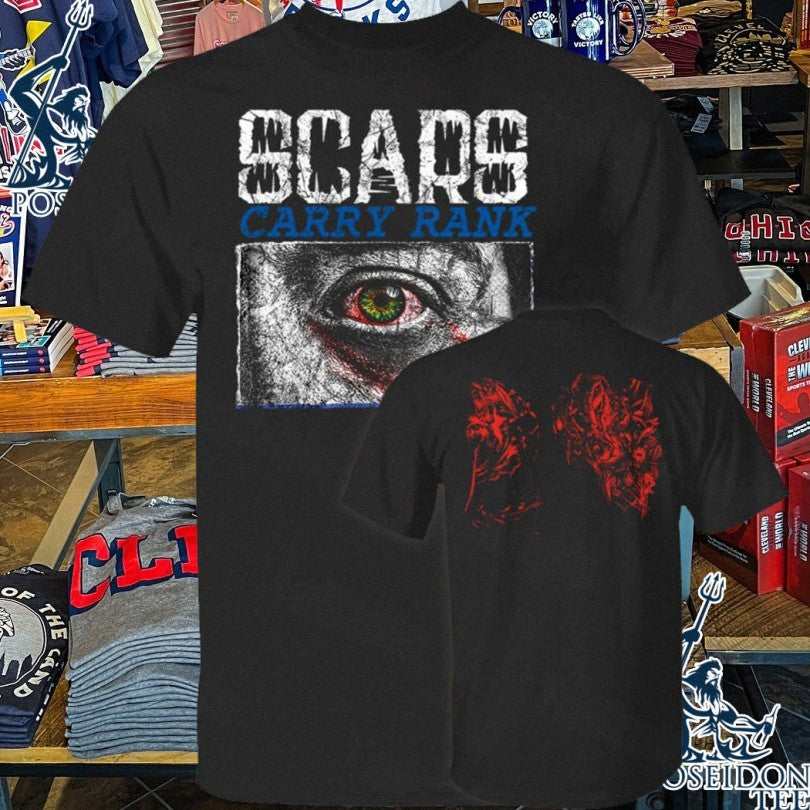 Scars Carry Rank T-shirt Unisex T-shirt, Sweatshirt, Hoodie, Long Sleeve Tee - T-Shirt, Sweatshirt, Hoodie