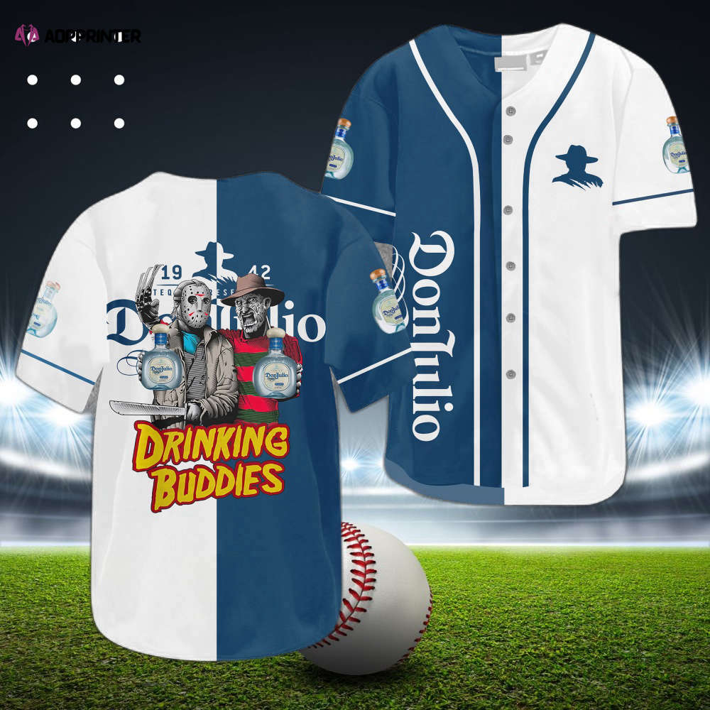 Score Big with Donjulio Drink Buddies Baseball Jersey – Ultimate Fan Gear baseball jersey product view 1