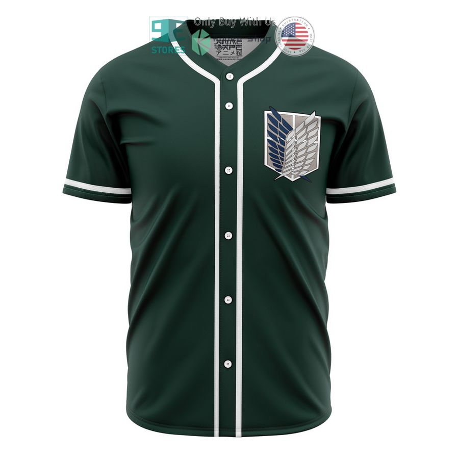 BEST Scouting Regiment Attack on Titan Baseball Jersey baseball jersey product view 1