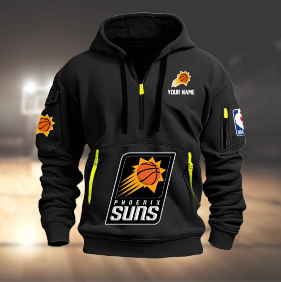 Personalize Phoenix Basketball Team Quarter Zip Hoodie Unisex T-shirt, Sweatshirt, Hoodie, Long Sleeve Tee - T-Shirt, Sweatshirt, Hoodie