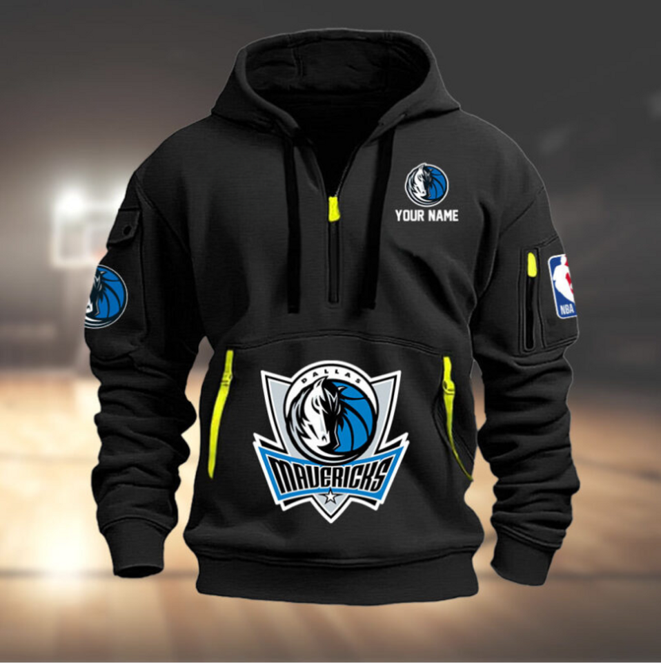 Personalize Dallas Basketball Team Quarter Zip Hoodie Unisex T-shirt, Sweatshirt, Hoodie, Long Sleeve Tee - T-Shirt, Sweatshirt, Hoodie