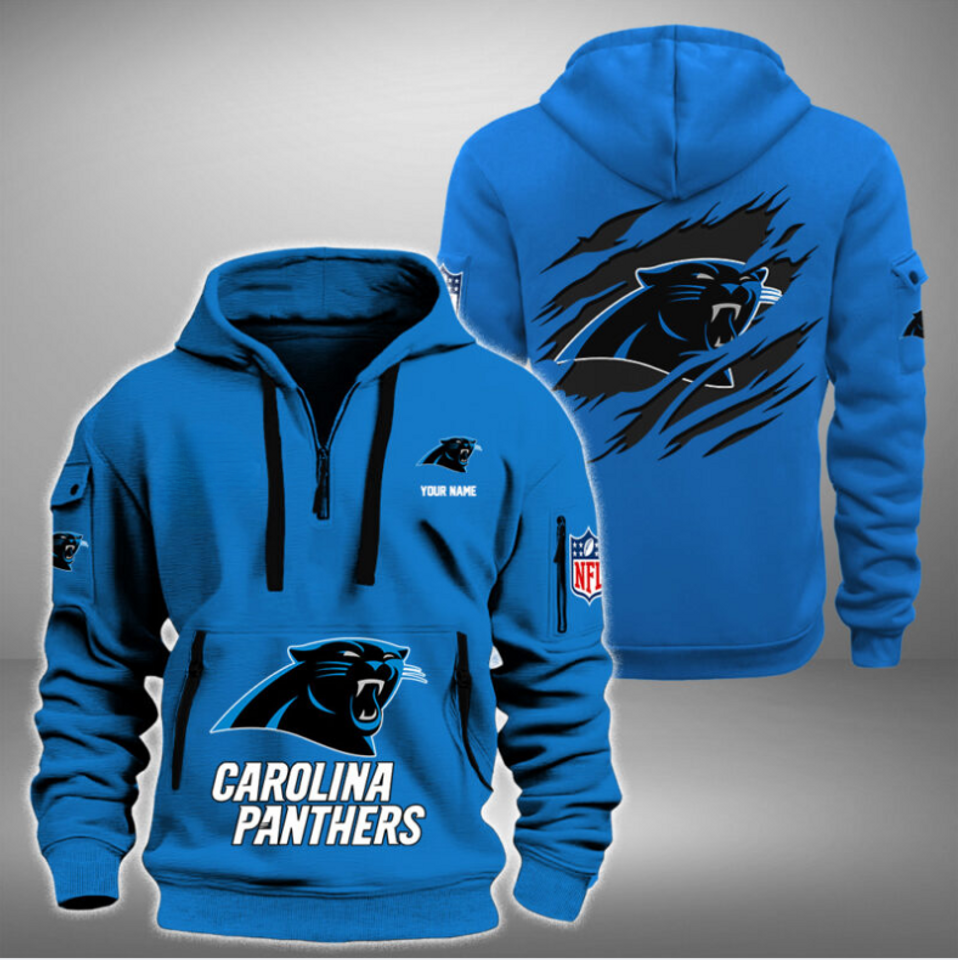 Personalize Carolina Football Team Quarter Zip Hoodie Unisex T-shirt, Sweatshirt, Hoodie, Long Sleeve Tee - T-Shirt, Sweatshirt, Hoodie