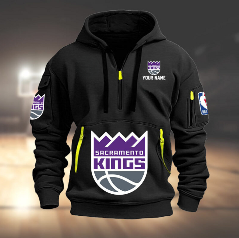 Personalize Sacramento Basketball Team Quarter Zip Hoodie Unisex T-shirt, Sweatshirt, Hoodie, Long Sleeve Tee - T-Shirt, Sweatshirt, Hoodie