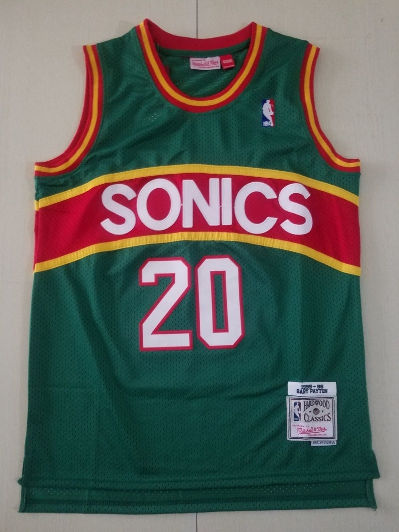 seattle supersonics #20 gary payton Supersonics 20 Red s-xxl Style 1 Basketball Jersey basketball jersey product view 1