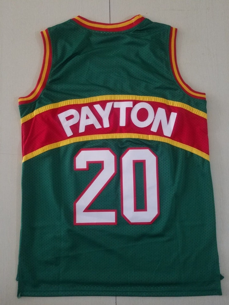 seattle supersonics #20 gary payton Supersonics 20 Red s-xxl Style 2 Basketball Jersey basketball jersey product view 1