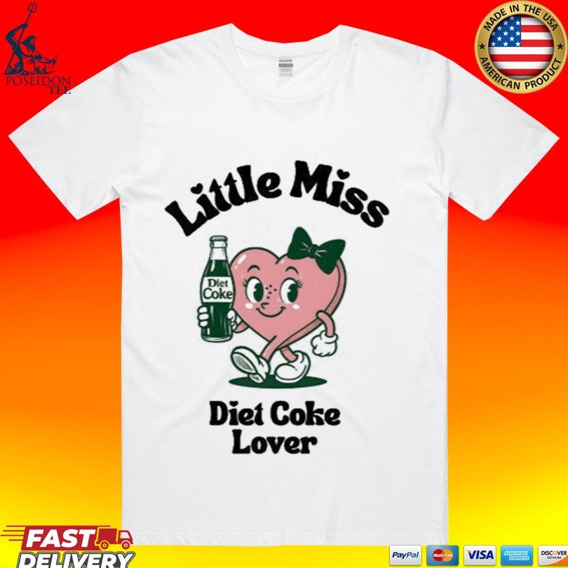 Shark Little Miss Diet Coke Lover T-shirt Unisex T-shirt, Sweatshirt, Hoodie, Long Sleeve Tee - T-Shirt, Sweatshirt, Hoodie