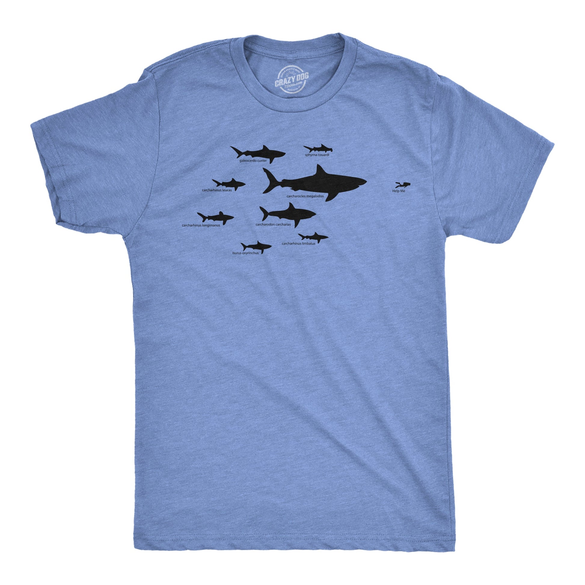 Shark Hierarchy Men's T Shirt - T-Shirt, Sweatshirt, Hoodie