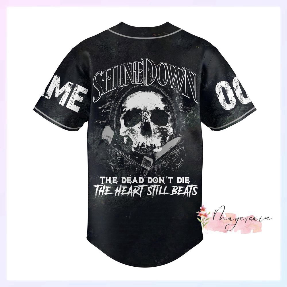 shine down Baseball Jersey Shirt, shine down Tour 2023 Jersey - lylyprint.com baseball jersey product view 2