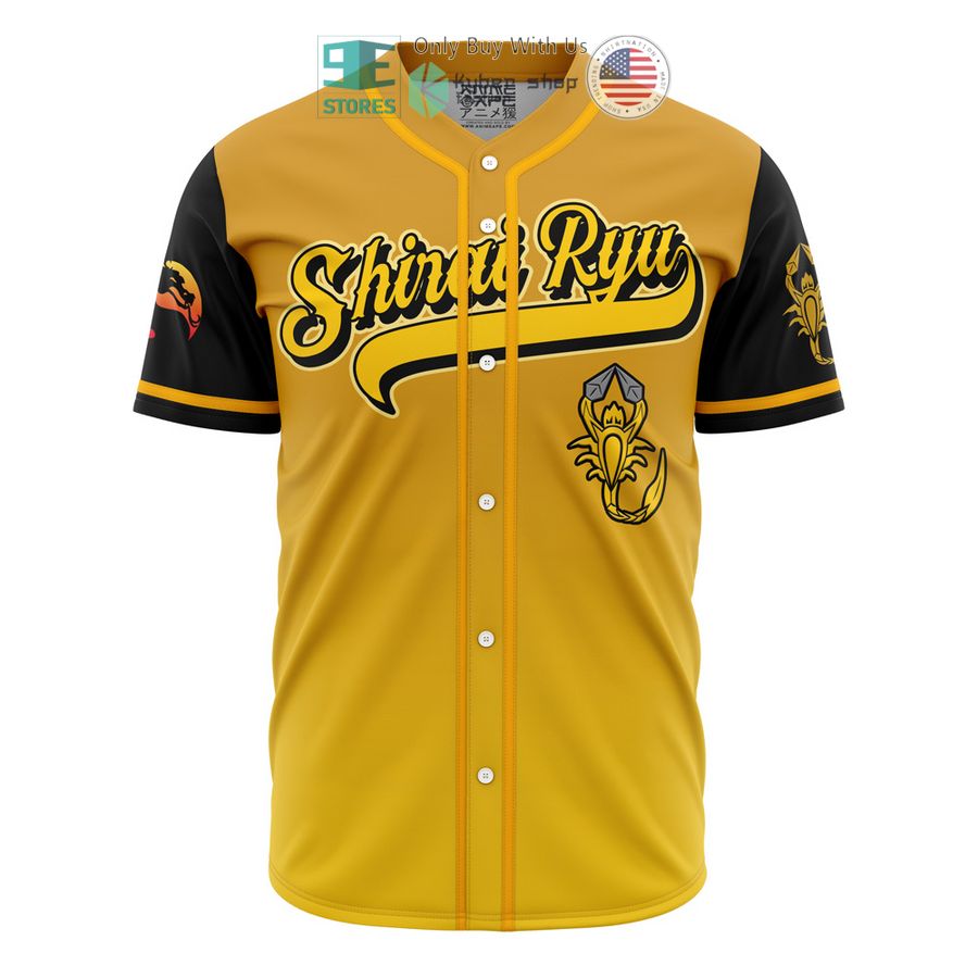 BEST Shirai Ryu Scorpion Mortal Kombat Baseball Jersey baseball jersey product view 1