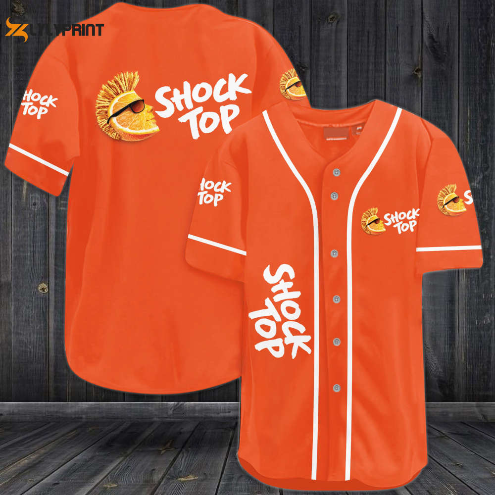 Shock Top Baseball Jersey - Gift for Men Women - lylyprint.com baseball jersey product view 1