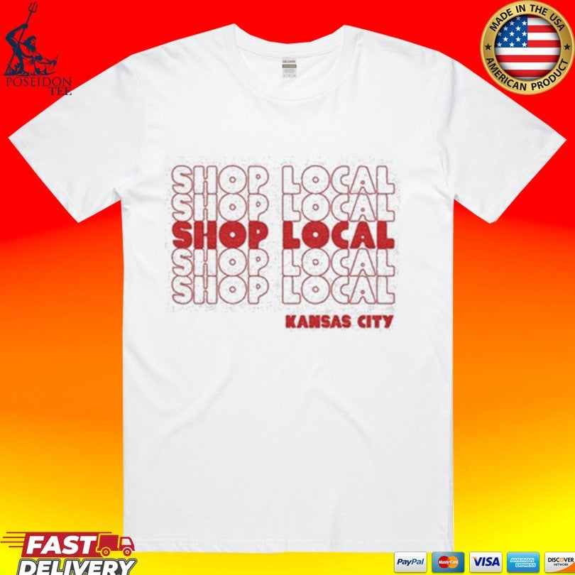 Shop Local Kansas City Ash T-shirt Unisex T-shirt, Sweatshirt, Hoodie, Long Sleeve Tee - T-Shirt, Sweatshirt, Hoodie