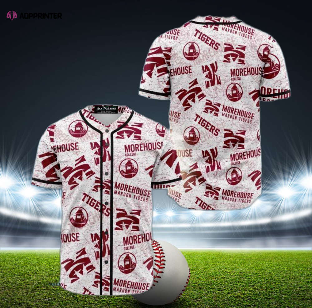 Show Your Love with Morehouse Collage My Love Baseball Jersey baseball jersey product view 1