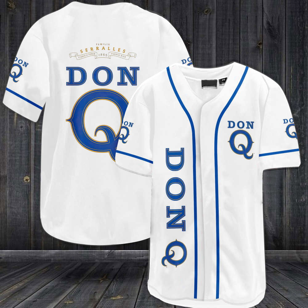 Show Your Team Spirit with Don Q Puerto Rican Rum Baseball Jersey baseball jersey product view 2