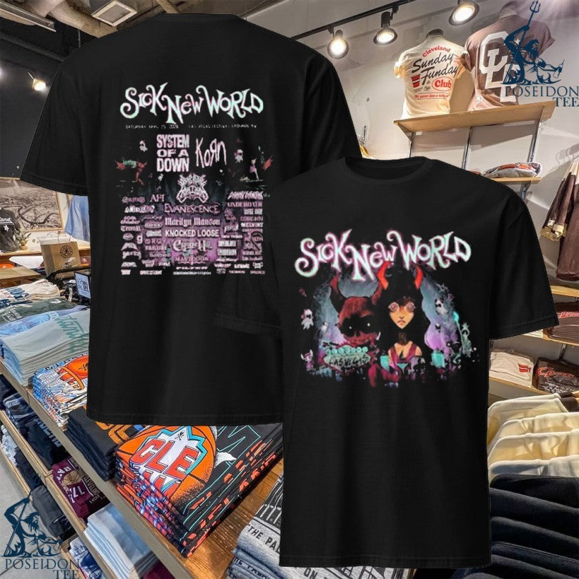 Sick New World Las Vegas 2026 Festival At Las Vegas Festival Grounds On April 25 2026 Red Devil T-shirt - T-Shirt, Sweatshirt, Hoodie