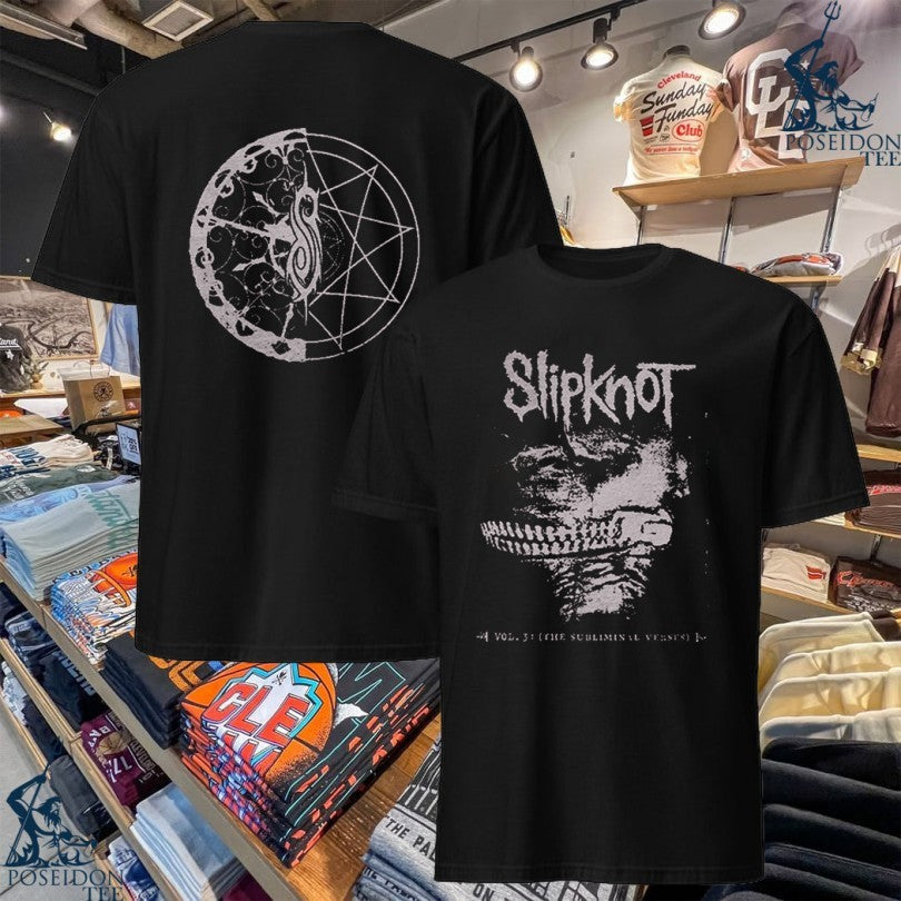 Slipknot Vol 3 The Subliminal Verses Washed T-shirt Unisex T-shirt, Sweatshirt, Hoodie, Long Sleeve Tee - T-Shirt, Sweatshirt, Hoodie