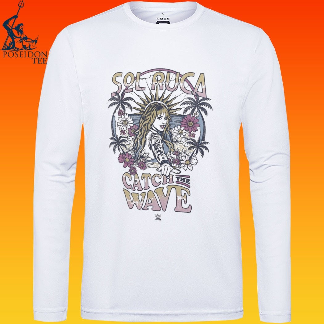 Sol Ruca Wear By Erin Andrews Women's Catch The Wave - Adult & Kids T-Shirts, Sweatshirts & Hoodies apparel design preview 4