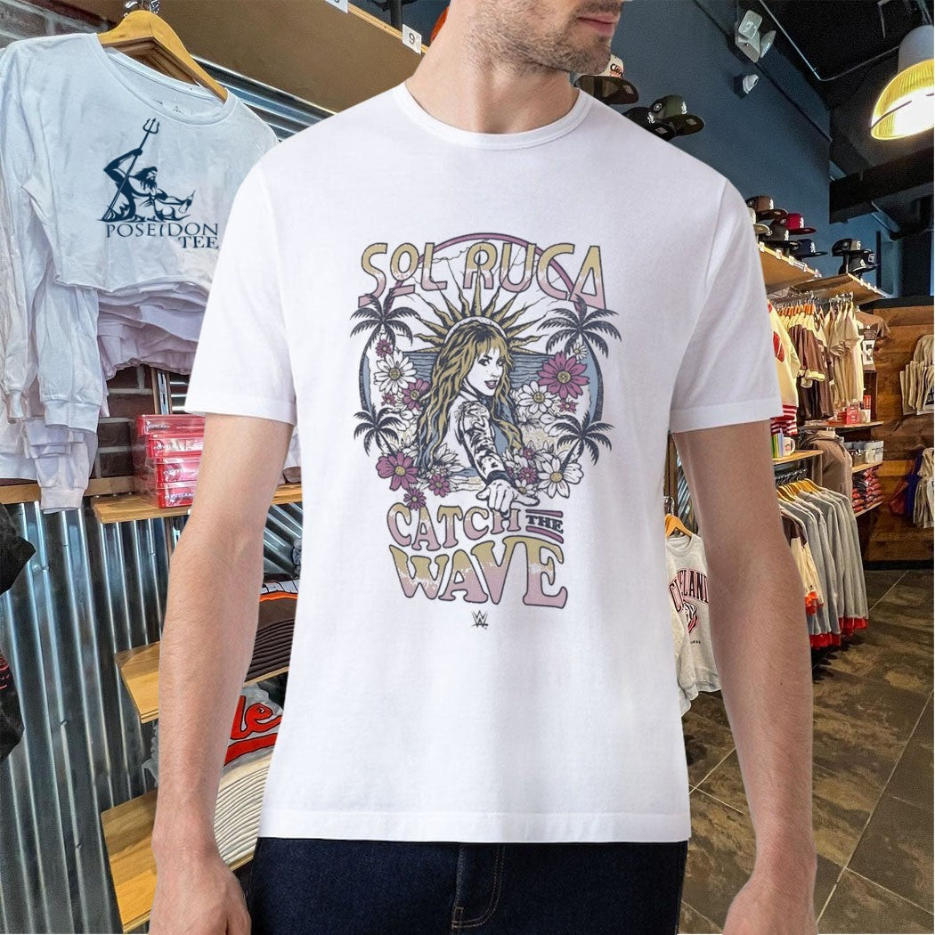 Sol Ruca Wear By Erin Andrews Women's Catch The Wave - Adult & Kids T-Shirts, Sweatshirts & Hoodies apparel design preview 5