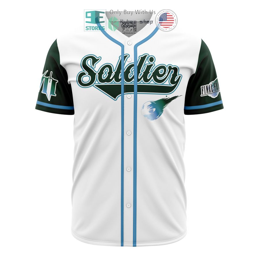 BEST Soldier Cloud Final Fantasy 7 Baseball Jersey baseball jersey product view 1