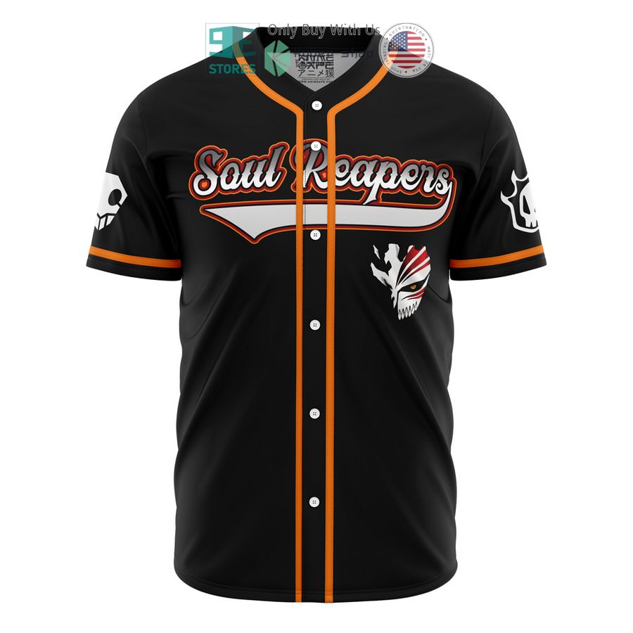 BEST Soul Reaper Ichigo Bleach Baseball Jersey baseball jersey product view 1