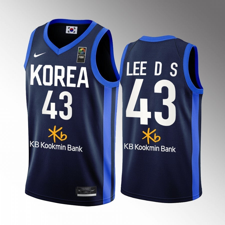 south-korea-away-daesung-lee-blue-2022-fiba-basketball-world-cup-jersey Basketball Jersey basketball jersey product view 1