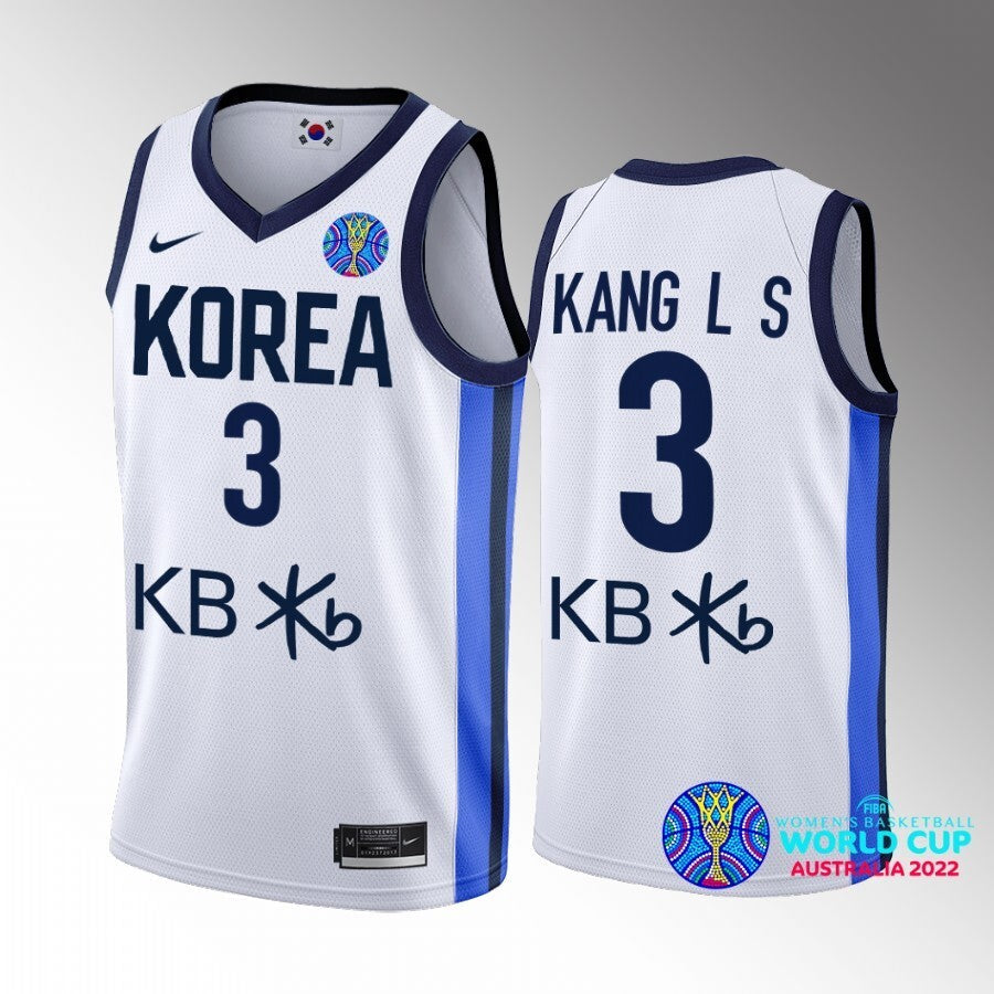 south-korea-home-leeseul-kang-white-2022-fiba-womens-basketball-world-cup-jersey Basketball Jersey basketball jersey product view 1