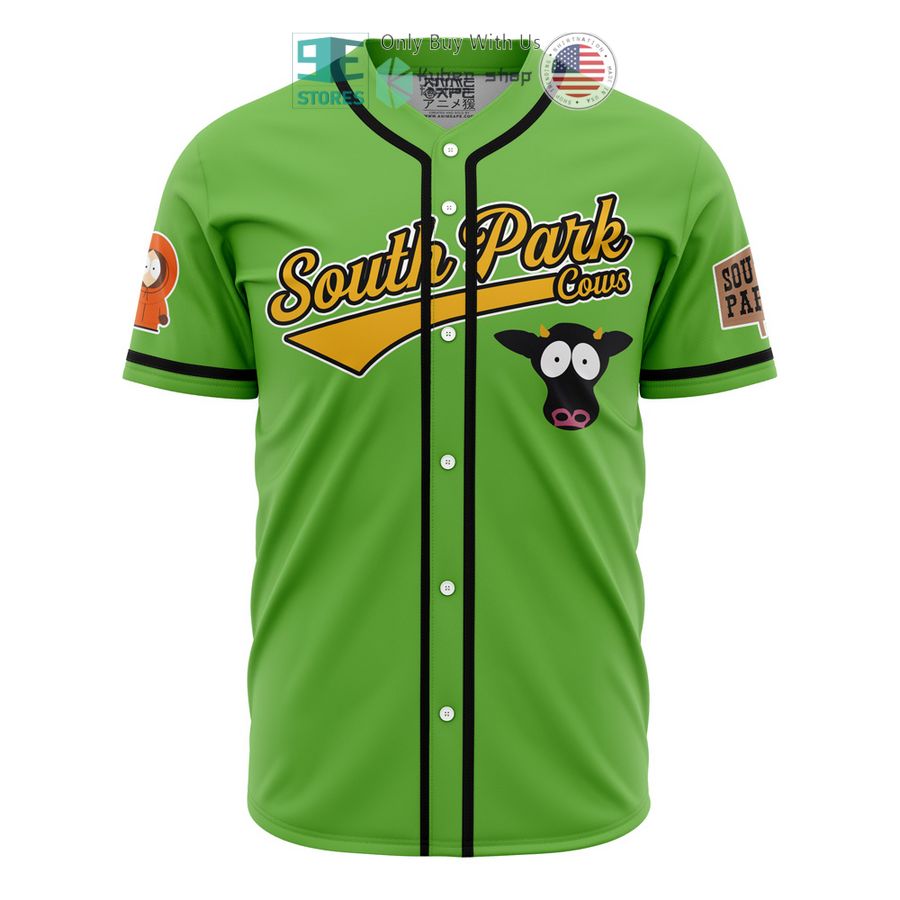 BEST South Park Cows McCormick South Park Baseball Jersey baseball jersey product view 1