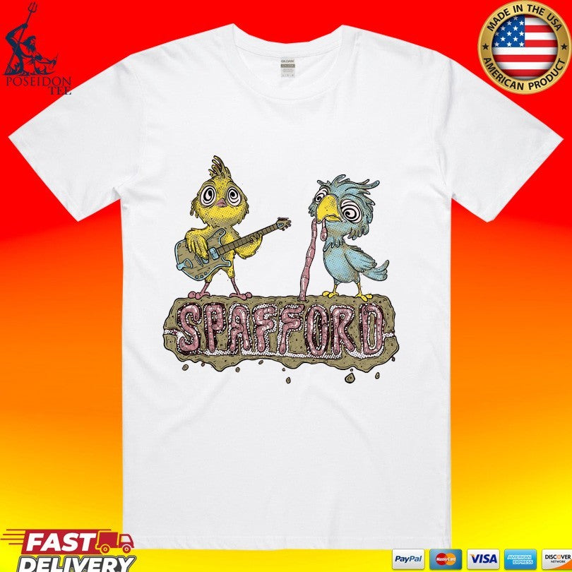 Spafford Birds Guitar Worm T-shirt Unisex T-shirt, Sweatshirt, Hoodie, Long Sleeve Tee - T-Shirt, Sweatshirt, Hoodie