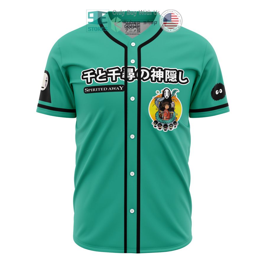 BEST Spirited Away Studio Ghibli Baseball Jersey baseball jersey product view 1