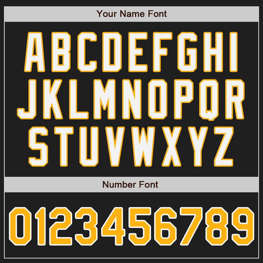 Custom Black Gold-Gray Authentic Split Fashion Baseball Jersey baseball jersey product view 5
