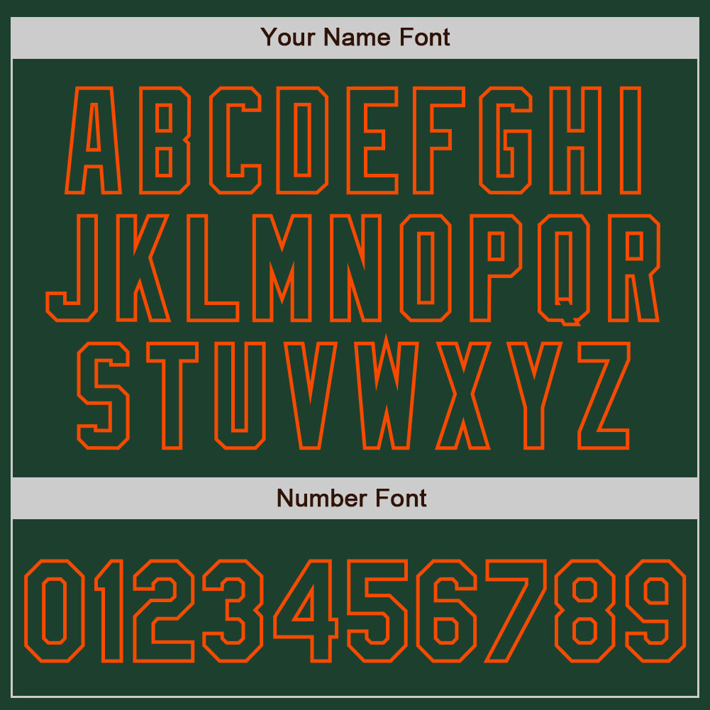Custom White Green-Orange Authentic Split Fashion Baseball Jersey baseball jersey product view 4
