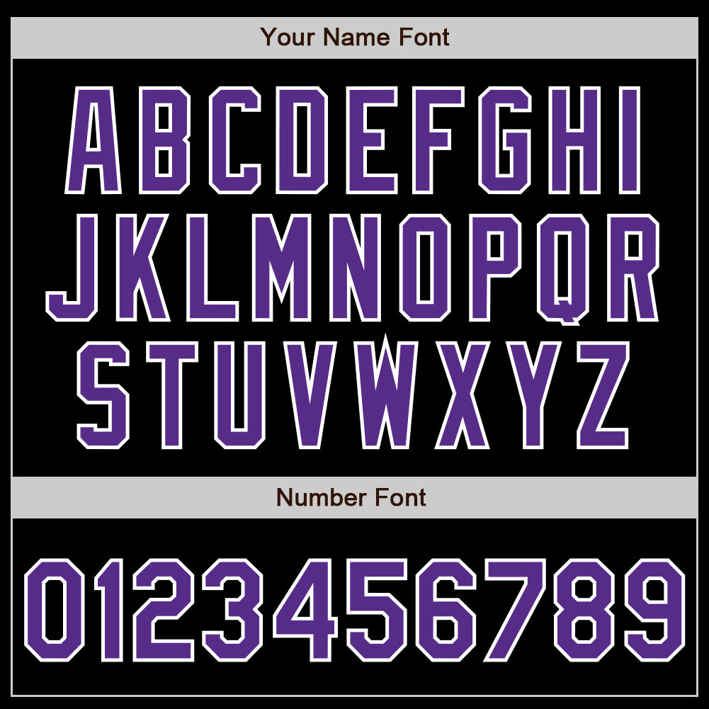 Custom Black Purple-Aqua Authentic Split Fashion Baseball Jersey baseball jersey product view 4