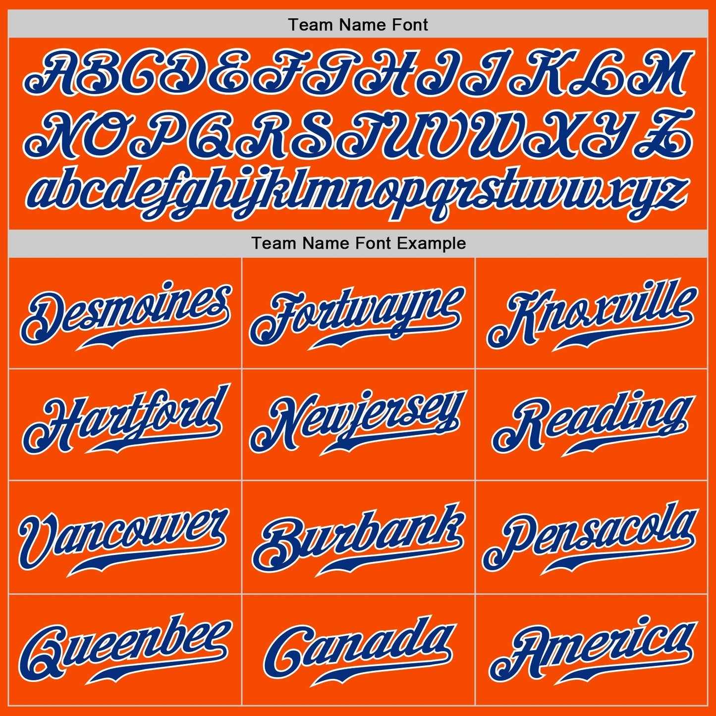 Custom Orange Royal-White Authentic Split Fashion Baseball Jersey baseball jersey product view 5