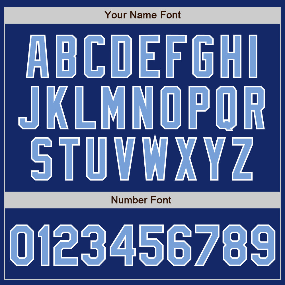 Custom Royal Light Blue-Gray Authentic Split Fashion Baseball Jersey baseball jersey product view 4