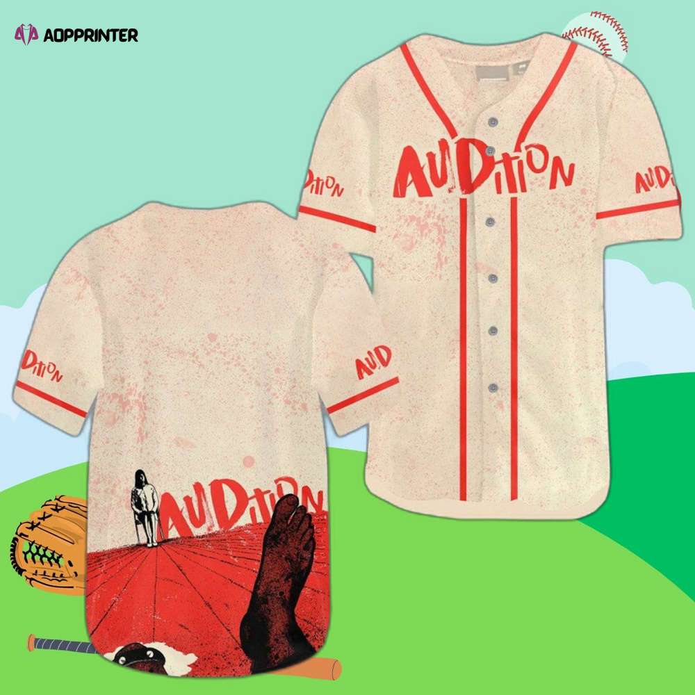 Spook Your Audition with Horror Movie Printed Baseball Jersey – Shop Now baseball jersey product view 1
