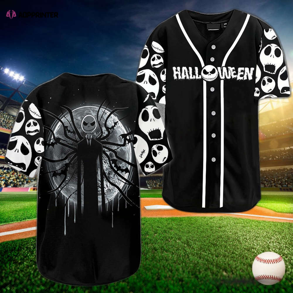 Spooktacular Jack Skeleton Halloween Jersey - Perfect for Ultimate Fans - Aopprinter sports jersey product view 1