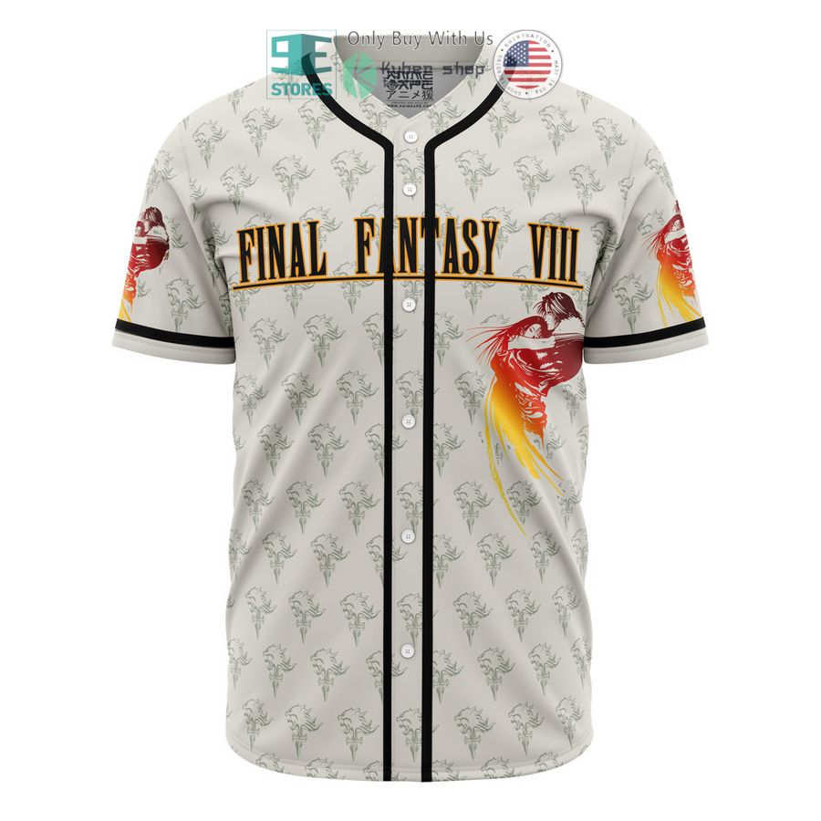 BEST Squall Final Fantasy 8 Baseball Jersey baseball jersey product view 1